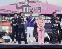 Kampanye Akbar Fitri – Nandri, Ini Janji “Black Pink” Jika Terpilih Jadi Walikota Palembang