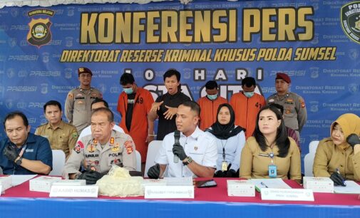 Polda Sumsel Tangkap Sopir dan Kernet Selewengkan 17,2 Ton Pupuk Bersubsidi