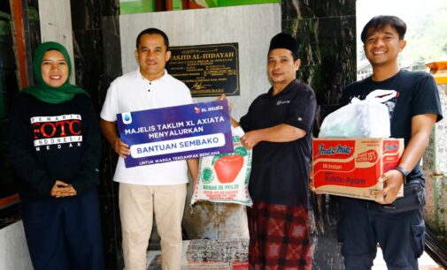 Karyawan XL Axiata Salurkan Bantuan untuk Korban Longsor di Karo