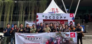 Komunitas Honda Sumsel Sambut Meriah Peluncuran New Honda Scoopy