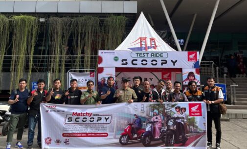 Komunitas Honda Sumsel Sambut Meriah Peluncuran New Honda Scoopy