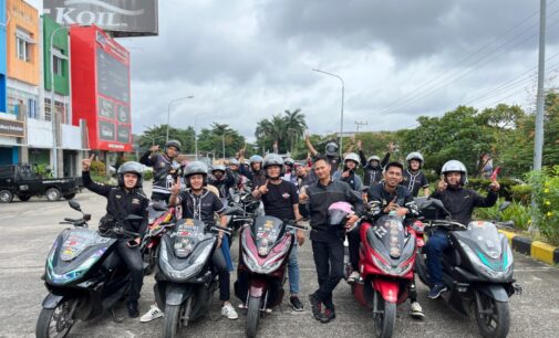 Komunitas Honda Palembang Meriahkan Launching New Honda PCX160