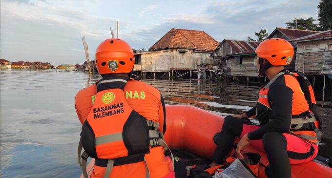ABK Jukung Dilaporkan Tenggelam, Tim SAR Sisir Sungai Komering