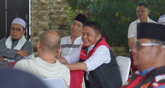 Ratusan Anggota ADO Sumsel Sumringah Dapat Bingkisan Ramadhan dari Herman Deru