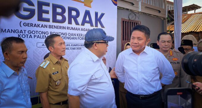 Gubernur Herman Deru Launching Gebrak Kota Palembang