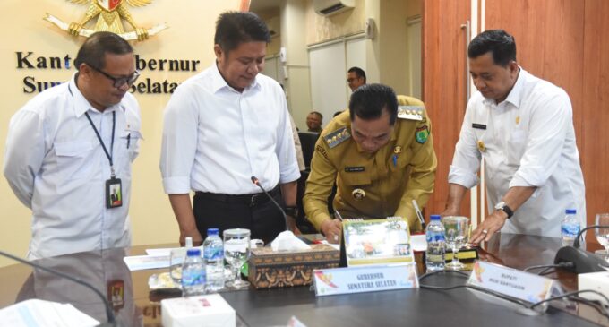 Gubernur Herman Deru Realiasikan Pembagian Porsi Saham 10 Persen Pengelolaan Minyak dan Gas Bumi Wilayah Kerja Rimau
