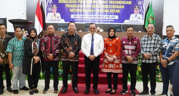 Pemprov Sumsel Dorong Optimalisasi Aplikasi XSTAR untuk Pantau BBM Subsidi
