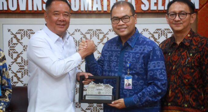 Wagub Sumsel Cik Ujang Terima Audiensi dan Perpisahan Kepala BI yang Akan Bertugas di Jakarta