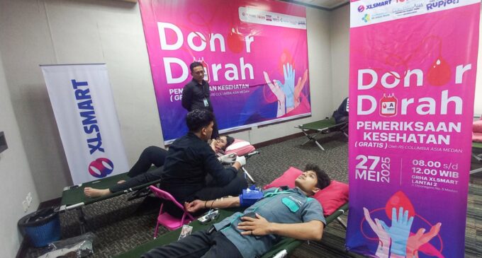 Karyawan XLSMART dan Bank Indonesia Gelar Donor Darah Bantu Anak-Anak Penderita Kanker