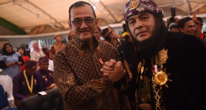 Pelantikan Baranusa Sumsel, Sekda Edward Candra Dorong Peran Aktif Lestarikan Budaya