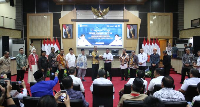 Gubernur Herman Deru Antusias Sambut Reses Komisi X DPR RI di Provinsi Sumsel