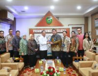 Wagub Sumsel Cik Ujang Terima Pimpinan PT Jamkrindo, Bahas Penguatan Sinergi Dukungan UMKM