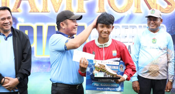 Piala Gubernur U-15 Resmi Dibuka, Herman Deru: Saatnya Mencetak Bintang Sepak Bola Sumsel