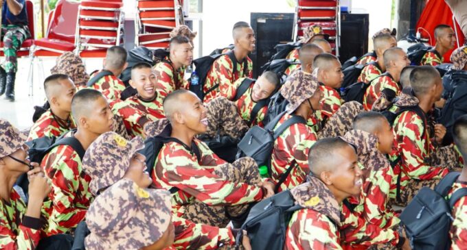 Retret Laskar Pandu Satria Bangkitkan Semangat Nasionalisme Pelajar Sumsel