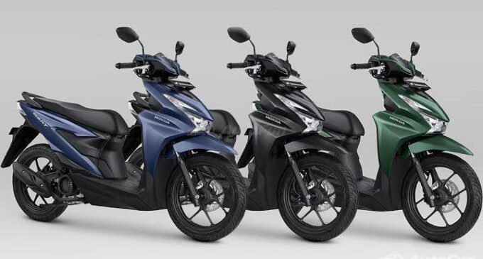 Honda BeAT Dapat Sentuhan Baru, Tampil Lebih Segar dengan Warna dan Striping Sporty