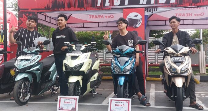 “Merdeka Bareng Honda”, Ini Nama Tiga Pemenang Showroom Event Motorcycle Modification Contest Astra Motor Plaju