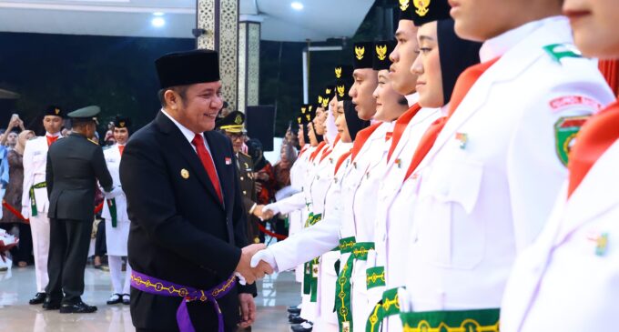 50 Pemuda-Pemudi Sumsel Resmi Dikukuhkan Jadi Paskibraka 2025
