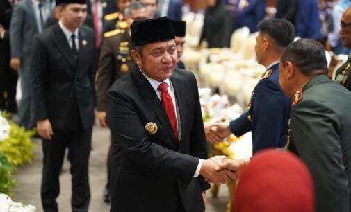 Gubernur Herman Deru dan Wagub Cik Ujang Khidmat Ikuti Pidato Kenegaraan Perdana Presiden Prabowo