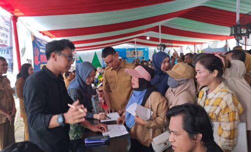 BPJS Kesehatan Palembang Hadir dalam Pelayanan Terpadu Pemda OKI, Ratusan Warga Tulung Selapan Antusias