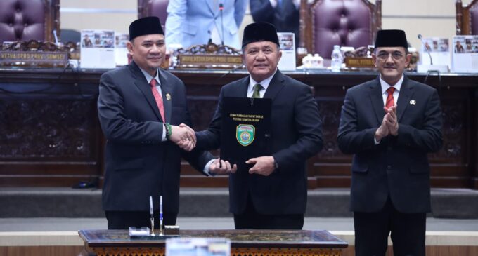 Gubernur Herman Deru Apresiasi DPRD Sumsel, Tiga Raperda Disepakati Jadi Perda