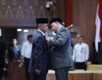 Wagub Cik Ujang Hadiri Paripurna PAW DPRD Sumsel, Ganjar Iman Resmi Dilantik Gantikan Samsul Bahri