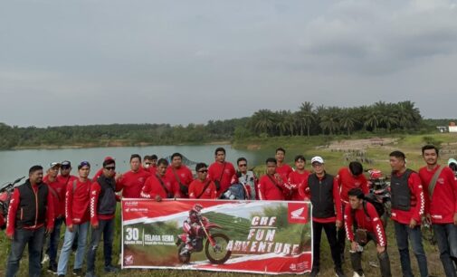 Honda CRF Fun Adventure, Ajang Seru Pecinta Off-Road di Sungai Lilin