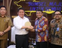 Audiensi Dirut Baru Pusri, Gubernur Herman Deru Tekankan Pentingnya Distribusi Pupuk untuk Pertanian Sumsel