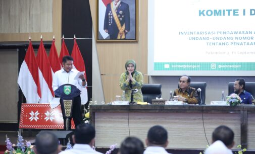 Dua Daerah di Sumsel Masuk Prolegnas, Herman Deru Minta Dukungan DPD RI