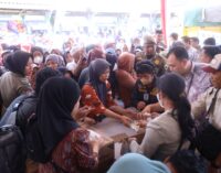 Jaga Stabilitas Harga, Operasi Pasar Murah Hadir di Terminal Perumnas Palembang