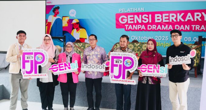 Indosat dan FJPI Sumut Dorong Literasi Digital untuk Pelajar Perempuan Lewat Workshop Literasi Digital GenSi