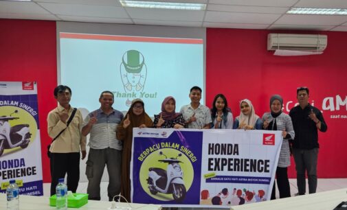 Astra Motor Sumsel dan Media Berpacu dalam Sinergi Lewat Program Honda Experience