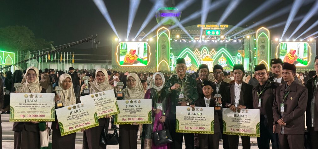 Koleksi 100 Poin, Kafilah Sumsel Pertahankan Peringkat 3 STQH Nasional