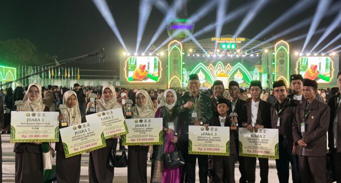 Koleksi 100 Poin, Kafilah Sumsel Pertahankan Peringkat 3 STQH Nasional