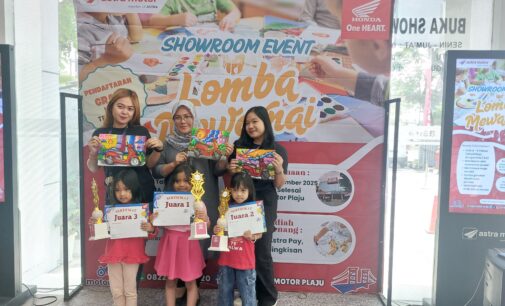 Showroom Event Astra Motor Plaju Kembali Bergulir,  Adakan Lomba Mewarnai Tingkat TK/SD