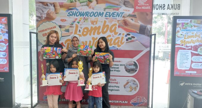 Showroom Event Astra Motor Plaju Kembali Bergulir,  Adakan Lomba Mewarnai Tingkat TK/SD