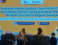 Media Gathering 2025, Bentuk Sinegisitas OJK dengan Media di Sumbagsel