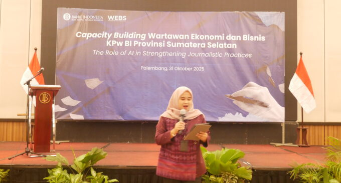 Tingkatkan Literasi AI, BI Sumsel Gelar Capacity Building Wartawan Ekonomi dan Bisnis