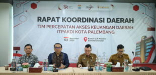 OJK Sumsel dan Pemkot Palembang Perkuat Sinergi Percepatan Akses Keuangan