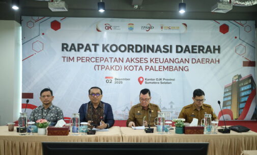 OJK Sumsel dan Pemkot Palembang Perkuat Sinergi Percepatan Akses Keuangan