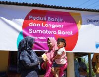 Indosat Percepat Pemulihan Jaringan dan Salurkan Bantuan bagi Warga Terdampak Banjir di Sumatera