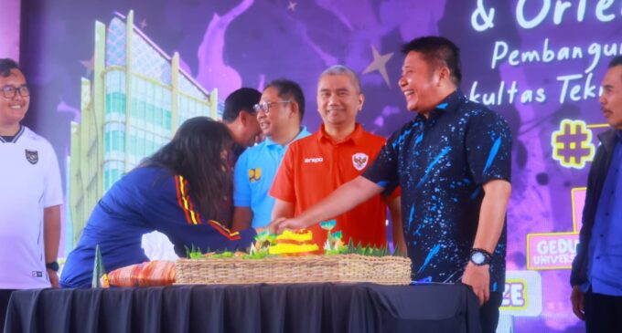 Unsri Bangun Gedung Menara Fakultas Teknik, Target Selesai 14 Bulan