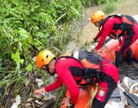 Bocah Tenggelam di Sungai Lematang, Tim Rescue Lakukan Pencarian