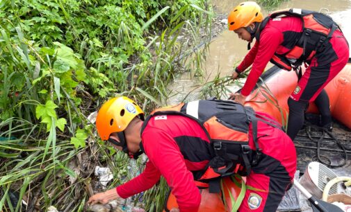 Bocah Tenggelam di Sungai Lematang, Tim Rescue Lakukan Pencarian