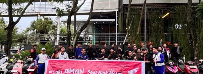 Astra Motor Sumsel Gelar Night Ride All New Honda Vario 125 bersama Komunitas Honda