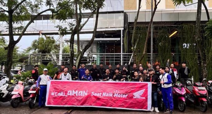 Astra Motor Sumsel Gelar Night Ride All New Honda Vario 125 bersama Komunitas Honda
