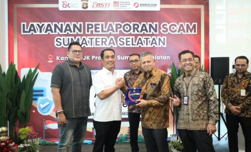 OJK Selamatkan Dana Warga Sumsel Korban Scam Rp 541 Juta