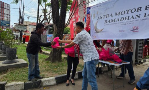 Honda Bikers Soleh, Komunitas Honda Palembang Tebar Kebaikan di Bulan Ramadan