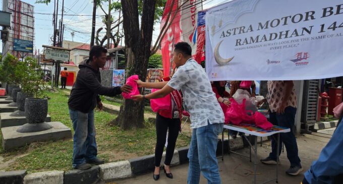 Honda Bikers Soleh, Komunitas Honda Palembang Tebar Kebaikan di Bulan Ramadan