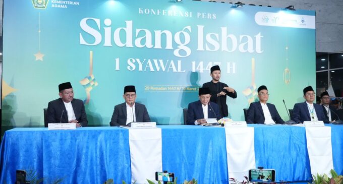 Pemerintah Tetapkan 1 Syawal 1447 H Bertepatan 21 Maret 2026