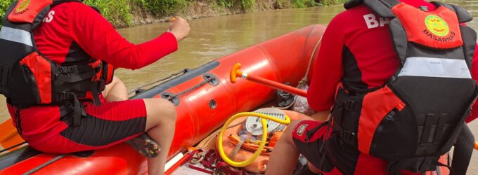 Basarnas Terus Laksanakan Operasi Cari Korban Speedboat Terbalik Meski Dalam Suasana Lebaran